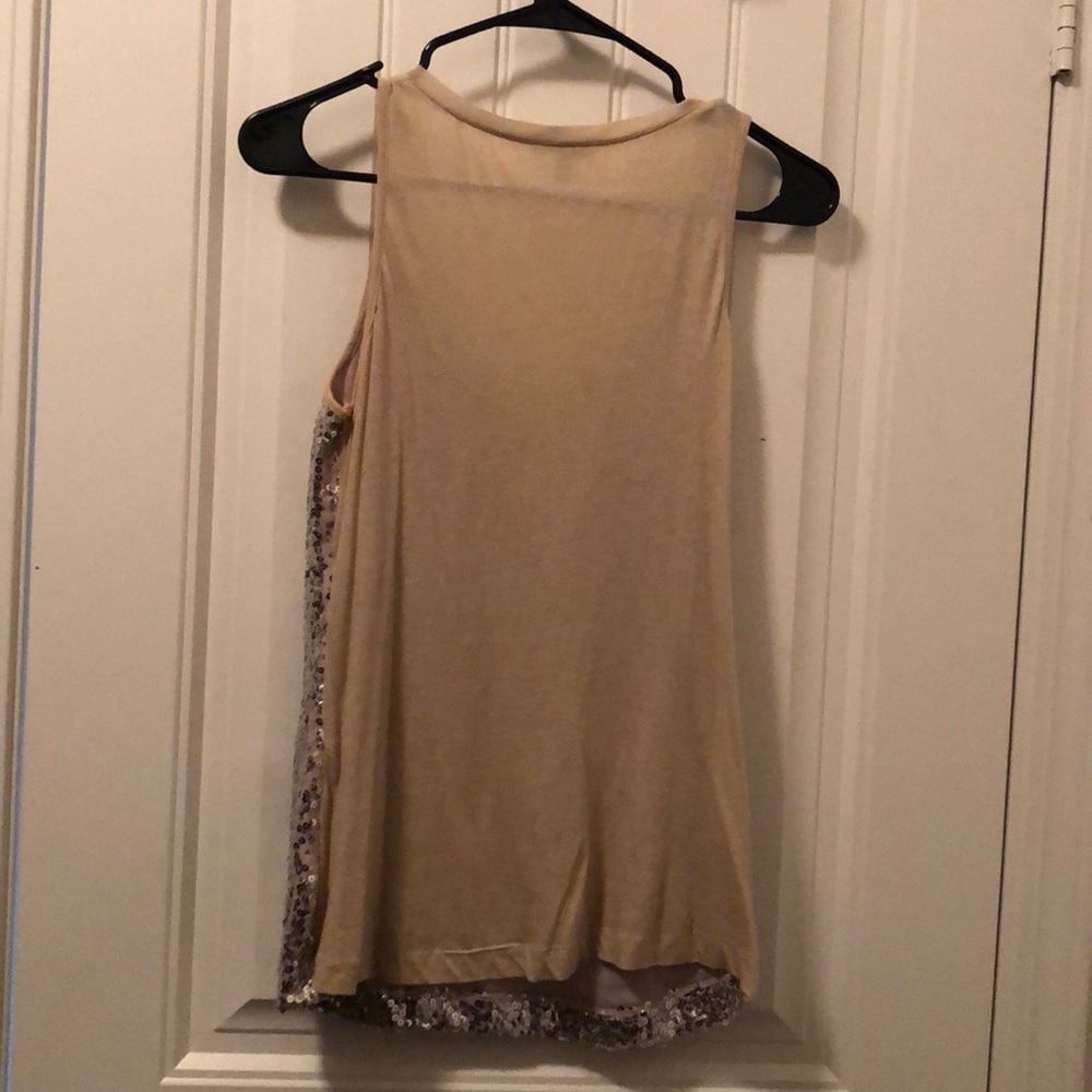 Express Tan/sequin Tank - Picture 4 of 4